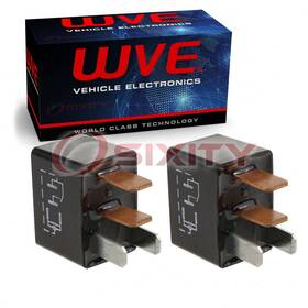 Sx-h7nf Wve 2 Pc Wells Engine Cooling Fan Motor Relay For 2011-2014 Scion Tc Xb Belts Qq