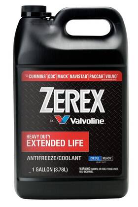 Zxed1-6 Zerex/valvoline Extended Life Red Heavy Duty Hd Concentrate Antifreeze/coolant 1 Ga