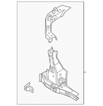 Genuine Nissan Radiator Support Side Panel 62520-7KA0A. Fixed Price $193.68.