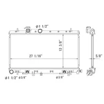RAD13051 New Replacement Radiator Fits 2002-2007 Subaru Impreza. Fixed Price $133.00.