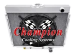 Ar Champion Row Radiator Lowhose Passenger 24",16" FAN-1967-1970 Ford Mustang. Fixed Price $354.02.