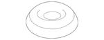 Genuine Mitsubishi Upper Insulator 1351A140. Fixed Price $16.97.