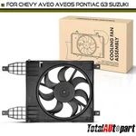 Radiator Cooling Fan W/ Shroud Assembly For Chevrolet Aveo 2009-2011 Pontiac G3. Fixed Price $79.78.