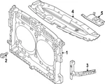 Genuine Nissan Radiator Support Side Panel F2521-6SAMA. Fixed Price $102.20.