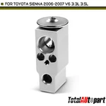 A/c Expansion Valve For Toyota Sienna Tundra 2006-2007 V6 3.3L 3.5L 8851508090. Fixed Price $18.49.