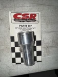 Csr Fitting Water Pump 3/4"NPT Male To 1-1/2"HOSE Barb 3"LONG Aluminum Clear 907. Fixed Price $17.50.