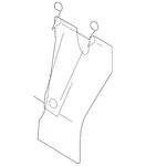 Genuine Volkswagen Radiator Support Panel 1K9-805-588-A. Fixed Price $495.76.