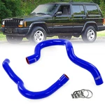 Hps Blue Silicone Radiator Coolant Hose Kit For 99-01 Cherokee 4.0L Xj Rhd. Fixed Price $177.00.