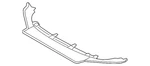 Genuine Volkswagen Lower Deflector 5C6-805-903-J-9B9. Fixed Price $174.03.