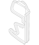 Genuine Nissan Kicks Driver Left Condenser Side Air Baffle 92185-5R05A. Fixed Price $49.66.