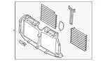 Genuine Ford Shutter Assembly Radiator Control LL7Z-8475-B. Fixed Price $874.58.