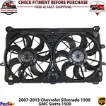 Radiator Cooling Fan Assembly For 2007-2013 Chevrolet Silverado 1500 Sierra. Fixed Price $141.35.