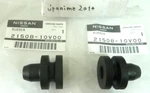 21508-10V00 X2 New Oem Nissan Lower Rubber Mounting Radiator Insulators. Fixed Price $10.00.