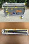 Aluminum Radiator+oilcooler For Mazda RX-7 Sa/fb S1 S2 S3 12A/13B 1979-1985 Mt. Fixed Price $185.00.