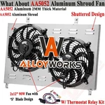 Aluminum Shroud Electric Fan For 93-97 Toyota Landcruiser 80 Series Lexus LX450. Fixed Price $99.00.