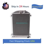 3ROWS Aluminum Radiator Ford 1935-1936 CHEVY-V8-ENGINE W/cooler Ez 28" High. Fixed Price $114.99.