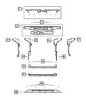 Genuine Mopar Air Inlet Baffle 68443372AA. Fixed Price $14.34.