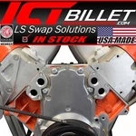 Ict Billet Remote Mount Water Pump Adapter Plate -12AN Orb LS1 Lsx Camaro. Fixed Price $59.99.