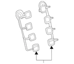 Genuine Gm Driver Seat Back Massage Bladder 13546095. Fixed Price $38.56.