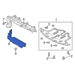 For Kia Sorento 2016-2018 29136C6500 Front Lower Radiator Support Air Duct. Fixed Price $113.96.