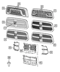 Genuine Mopar Active Shutter Grille 68297699AB. Fixed Price $597.87.