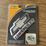 New Classic Chevrolet Chevy Bow Tie Car Truck Aluminum Embossed Decal Licensed. Fixed Price $11.99.