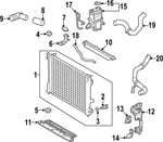 Genuine Lexus Radiator Support Air Deflector Bracket 16695-F0090. Fixed Price $29.33.