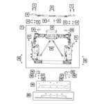 Mopar 68543805AA Cooling Module Bracket. Fixed Price $11.04.