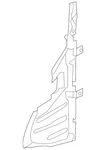 Genuine Audi Duct 4G0-121-283-BK. Fixed Price $159.75.