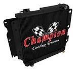 Rn Champion Row Black Finish Radiator For 1987 - 2006 Jeep Wrangler. Fixed Price $279.25.