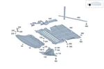 Genuine Mercedes-benz Engine Compartment Cover 295-520-10-00. Fixed Price $66.30.
