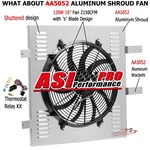 Aluminum Shroud 16'' Fan +relay For 97-00 Dodge Dakota Durango 3.9L 5.2L 5.9L. Fixed Price $109.00.