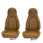 Front Seat For 1990-1996 Mazda Miata Custom Fit Car Covers Pair Tan. Fixed Price $134.99.