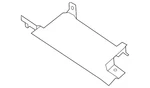 Genuine Nissan Radiator Support Splash Shield 75890-3JV0B. Fixed Price $106.87.