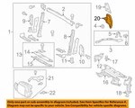 Toyota Oem 2013-2018 RAV4 Radiator Air Baffle Deflector Right 531530R010 Nip. Fixed Price $14.70.