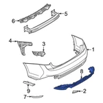 For Volkswagen Jetta 2022-2025 17A807568H9B9 Rear Valance Panel. Fixed Price $192.32.