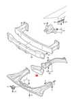Genuine Audi E-tron Gt F83 Air Guide 9J1121706A. Fixed Price $28.72.