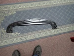 Studebaker 1312475 1956-64 Hawk Radiator Baffle Bracket. Fixed Price $39.99.