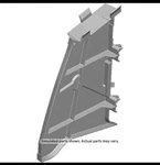 Genuine Gm Front Compartment Side Rail Baffle 84831220. Fixed Price $14.08.