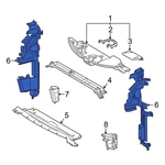 For Toyota Sienna 21-26 Front Left Radiator Support Air Deflector. Fixed Price $46.95.