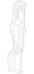 Genuine Mercedes-benz Side Duct 447-505-12-30. Fixed Price $43.55.