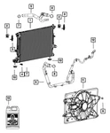 Genuine Mopar Radiator Isolator 68092556AB. Fixed Price $37.15.