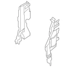 Genuine Nissan Radiator Support Air Deflector 62822-1PA0A. Fixed Price $40.44.