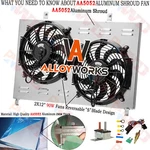 Aluminum Radiator Shroud Fan Fits 1993-97 Toyota Landcruiser FZJ80R /lexus LX450. Fixed Price $99.00.