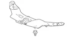 2021-2025 Genuine Honda Sight Shield 74117-T6Z-A00. Fixed Price $209.09.