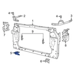 For Jeep Cherokee 2019-2023 68266628AA Right Lower Radiator Support Bracket. Fixed Price $14.11.