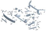 Genuine Mercedes-benz Cross Strut 243-620-36-00. Fixed Price $280.24.