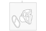 Genuine Mazda Engine Coolant Outlet Flange PYFB-15-19YC. Fixed Price $99.29.