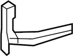 Genuine Infiniti Radiator Support Side Panel F25206SAMA. Fixed Price $106.44.