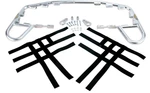 Motorsport Products 81-3801 Ez-fit Nerf Bars Silver Anodized 0530-1196. Fixed Price $129.99.